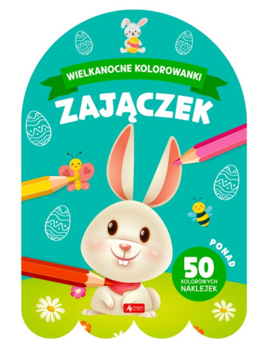Wielkanocne kolorowanki Zajączek