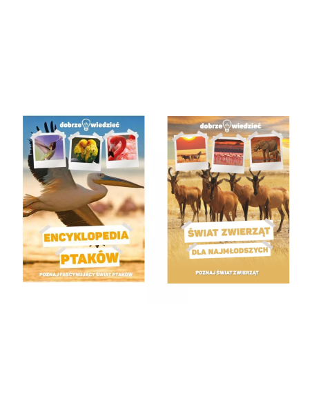 Zestaw dobrze wiedzieć Ptaki Świat zwierząt