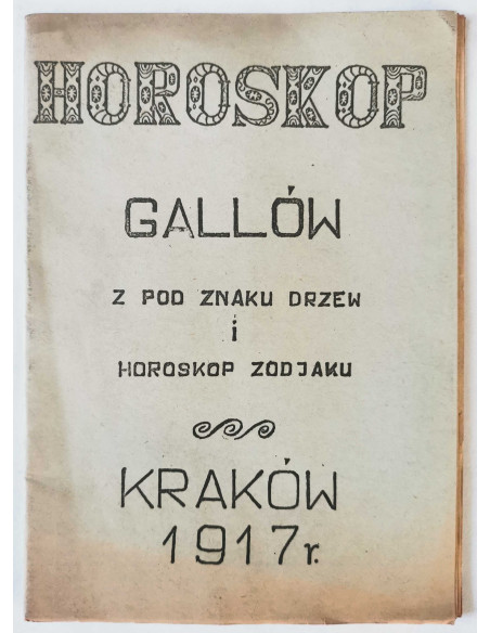 Horoskop Gallów z pod znaku drzew