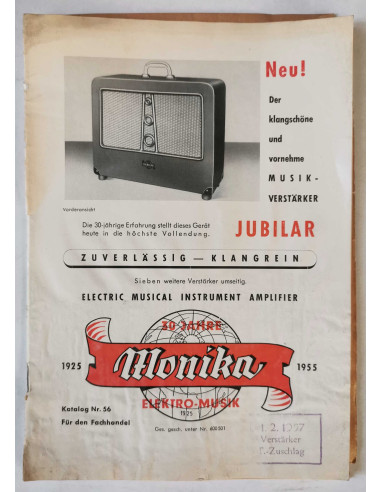 30 lat Elektro-Musik Monika 1925-1955
