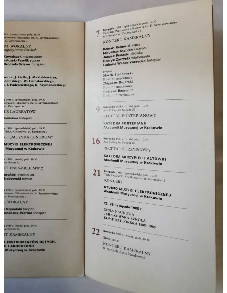 100-lecie Akademii Muzycznej w Krakowie Imprezy