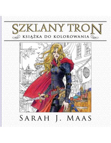 Maas -  Szklany tron Książka do kolorowania