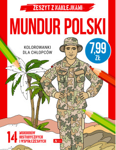 Kolorowanki dla chłopców Mundur polski