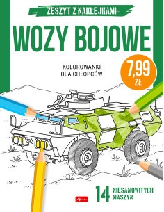 Kolorowanki dla chłopców Wozy bojowe
