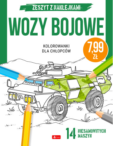 Kolorowanki dla chłopców Wozy bojowe