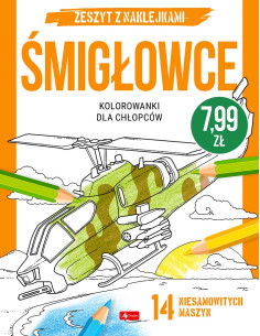 Kolorowanki dla chłopców Śmigłowce Samoloty Mundur Wozy 2