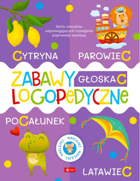 Zestaw Zabawy logopedyczne Głoska F T S C