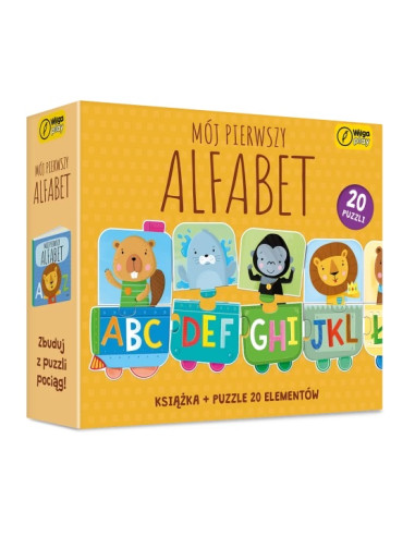 Mój pierwszy alfabet Puzzle + książka