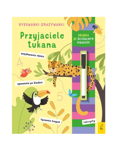 Rysowanki zmazywanki Przyjaciele tukana