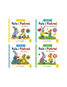Zestaw Pola i Piotruś A kuku! 4 książki